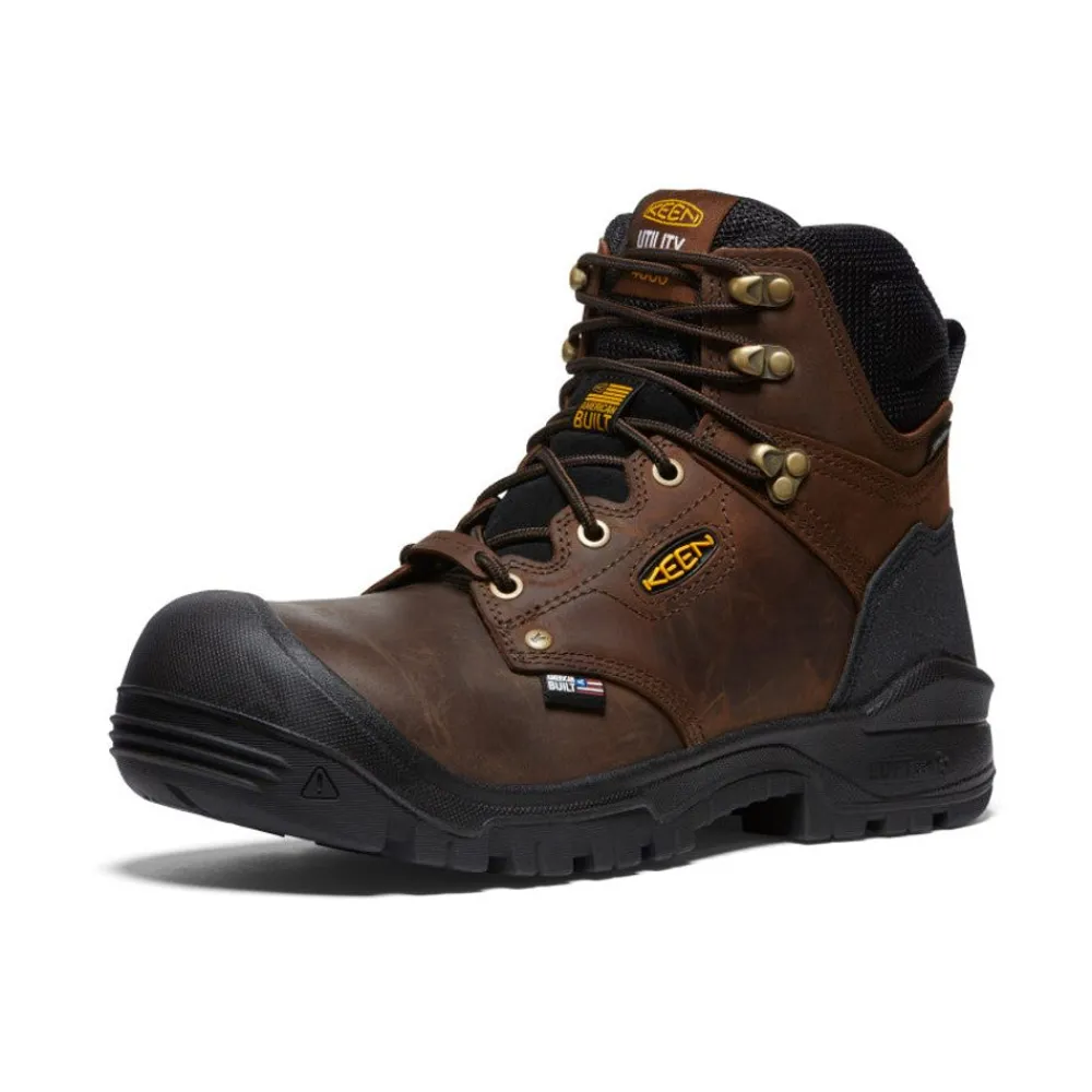Sale Men'S Independence 6" Insulated Waterproof Boot (Carbon Fiber Toe) | Dark Earth/Black Men Work Boots & Shoes