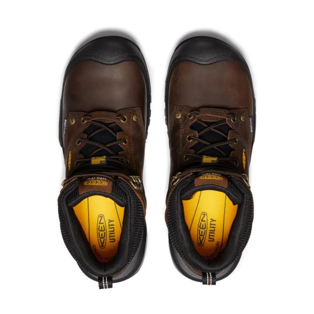 Sale Men'S Independence 6" Insulated Waterproof Boot (Carbon Fiber Toe) | Dark Earth/Black Men Work Boots & Shoes