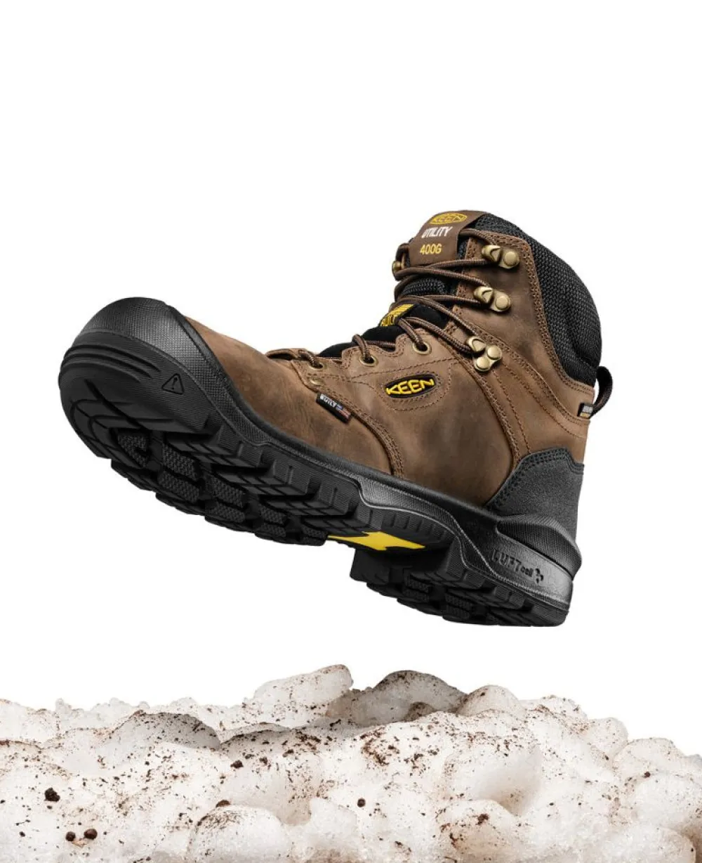 Sale Men'S Independence 6" Insulated Waterproof Boot (Carbon Fiber Toe) | Dark Earth/Black Men Work Boots & Shoes