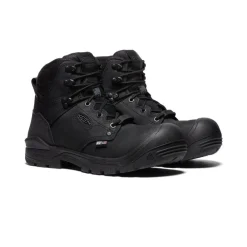 New Men'S Independence 6" Waterproof Boot (Carbon Fiber Toe) | Black/Black Men Work Boots & Shoes