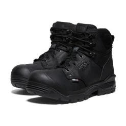 Online Men'S Independence 6" Waterproof Boot (Soft Toe) | Black/Black Men Work Boots & Shoes