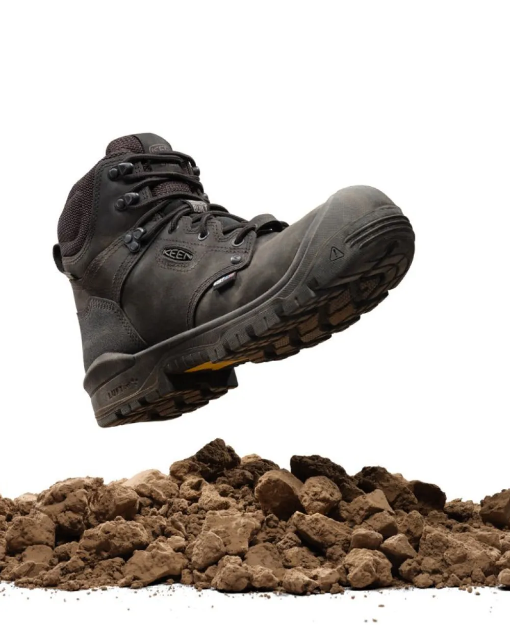 Online Men'S Independence 6" Waterproof Boot (Soft Toe) | Black/Black Men Work Boots & Shoes