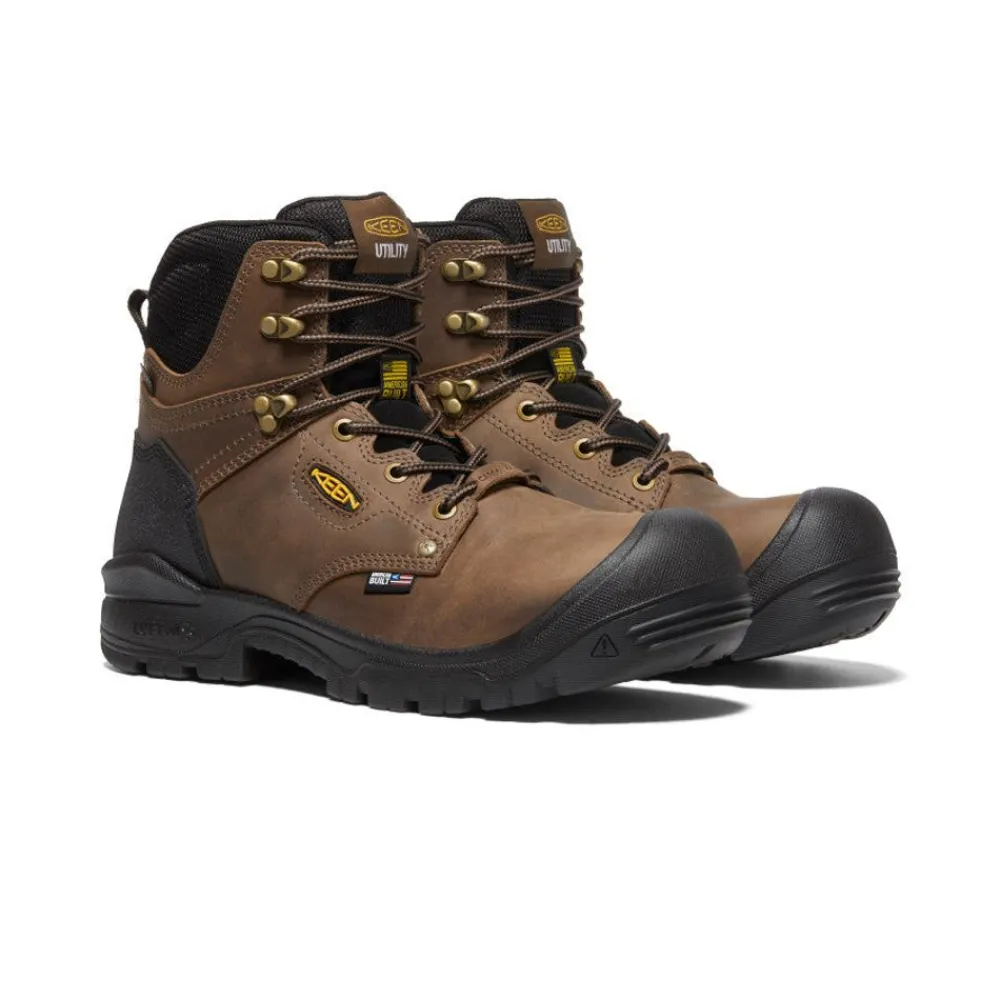 Clearance Men'S Independence 6" Waterproof Boot (Carbon Fiber Toe) | Dark Earth/Black Men Work Boots & Shoes