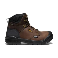 Discount Men'S Independence 6" Waterproof Boot (Soft Toe) | Dark Earth/Black Men Work Boots & Shoes