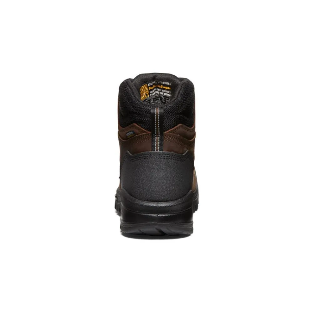 Discount Men'S Independence 6" Waterproof Boot (Soft Toe) | Dark Earth/Black Men Work Boots & Shoes