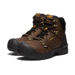 Sale Men'S Independence 6" Waterproof Internal Met (Carbon-Fiber Toe) | Dark Earth/Black Men Work Boots & Shoes