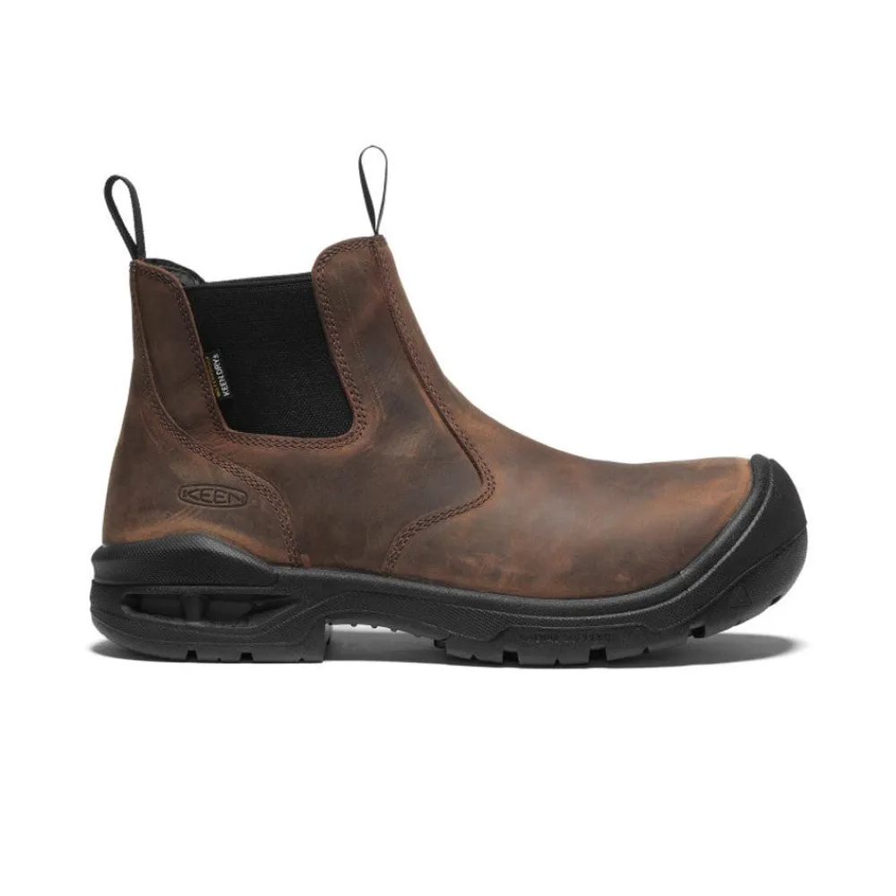 Clearance Men'S Juneau Romeo Waterproof (Soft Toe) | Dark Earth/Black Men Work Boots & Shoes