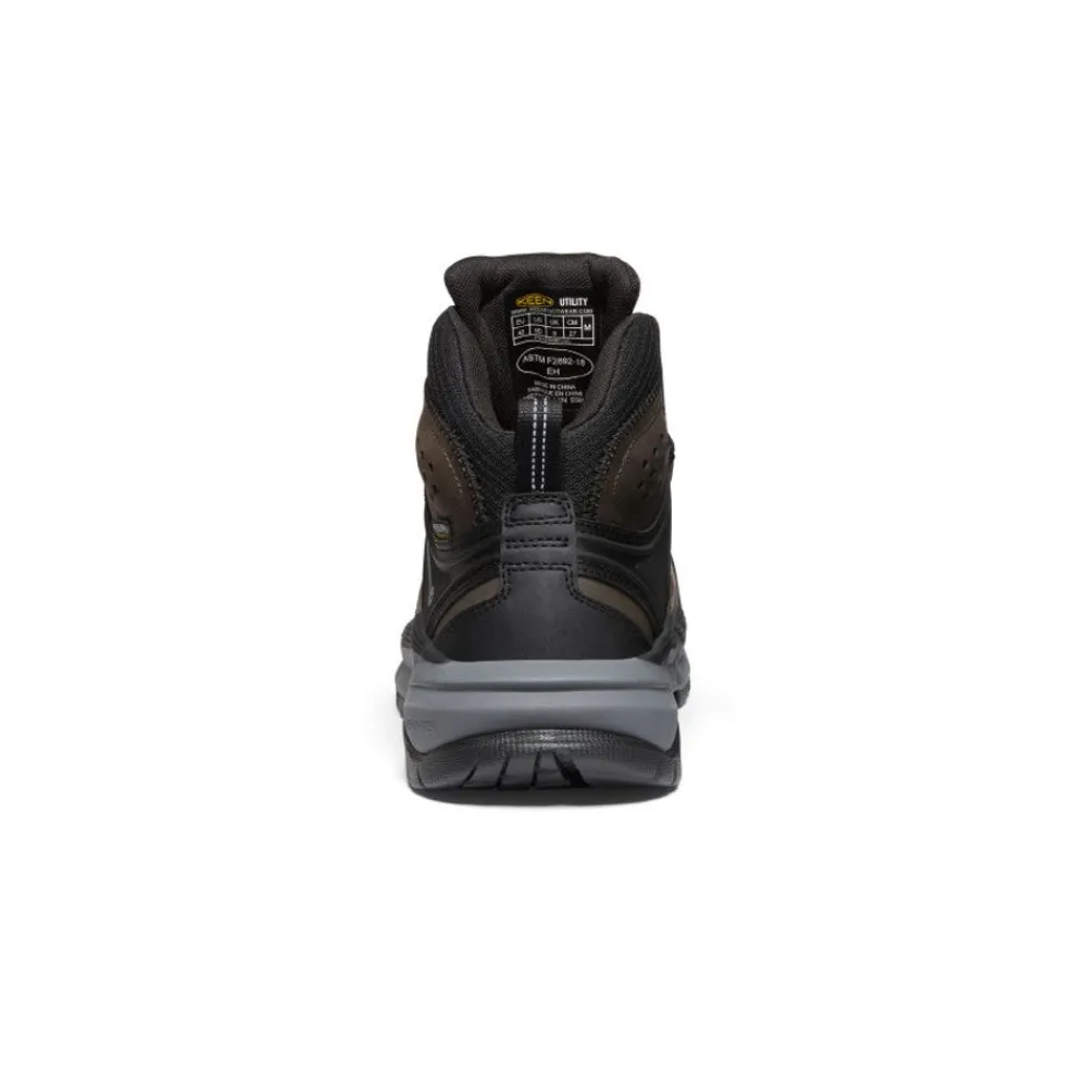 Fashion Men'S Kansas City+ Kbf Waterproof Mid (Soft Toe) | Coffee Bean/Black Men Work Boots & Shoes