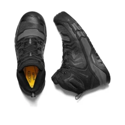 Hot Men'S Kansas City Mid (Carbon-Fiber Toe) | Black/Gun Metal Men Work Boots & Shoes