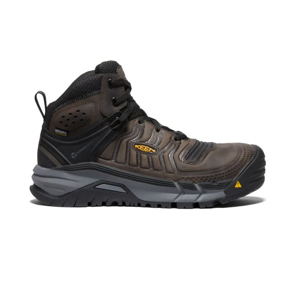 Sale Men'S Kansas City+ Waterproof Mid (Carbon-Fiber Toe) | Coffee Bean/Black Men Work Boots & Shoes