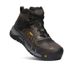 Sale Men'S Kansas City+ Waterproof Mid (Carbon-Fiber Toe) | Coffee Bean/Black Men Work Boots & Shoes