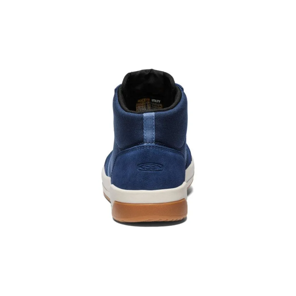 Outlet Men'S Kenton Mid Work Shoe (Carbon-Fiber Toe) | Naval Academy/Gum Men Work Boots & Shoes