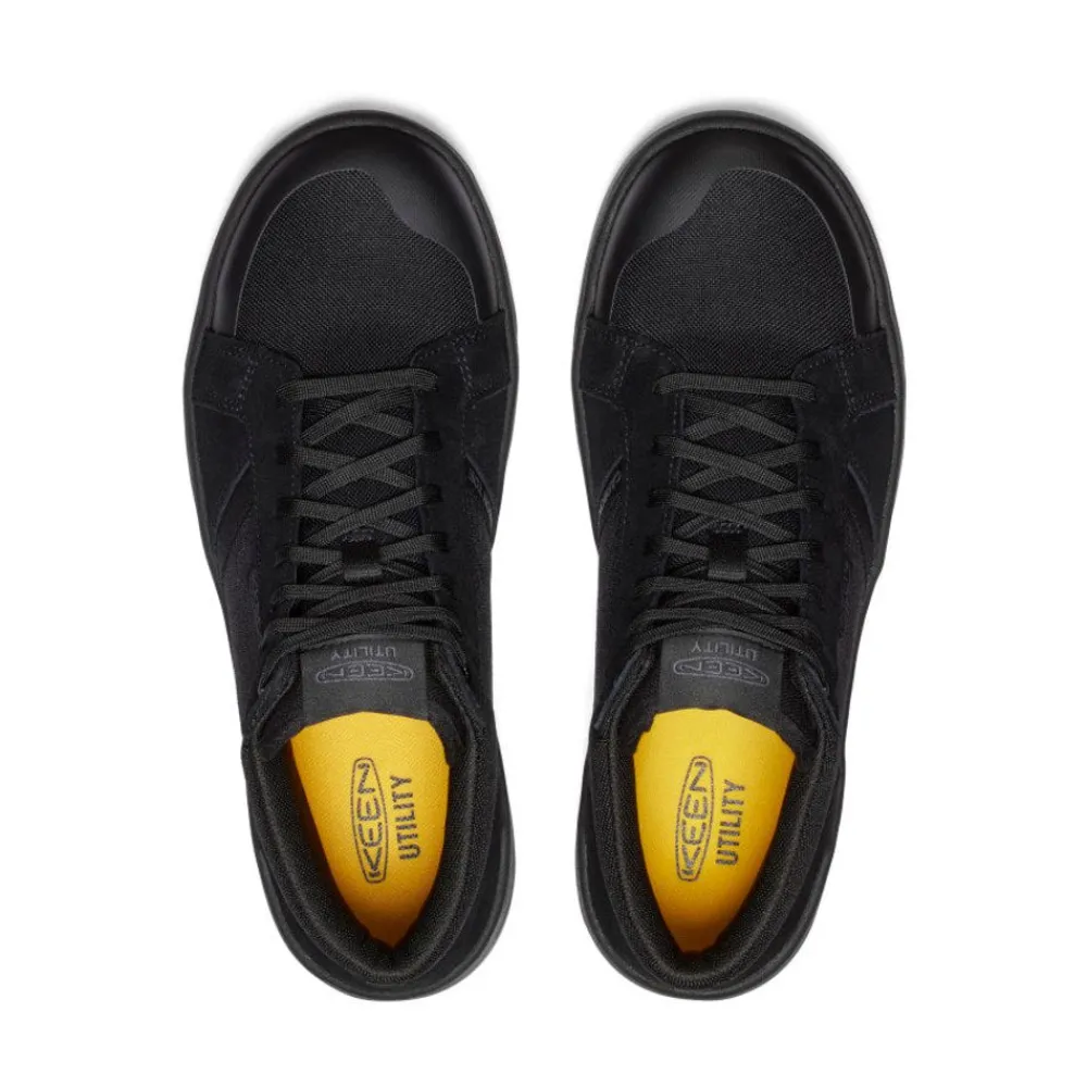 Clearance Men'S Kenton Mid Work Shoe (Carbon-Fiber Toe) | Black/Gum Men Work Boots & Shoes