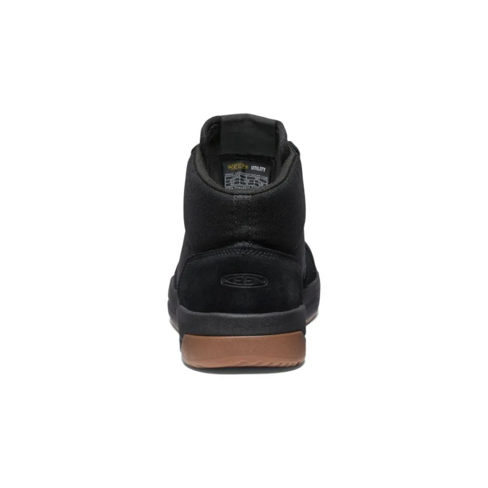 Clearance Men'S Kenton Mid Work Shoe (Carbon-Fiber Toe) | Black/Gum Men Work Boots & Shoes