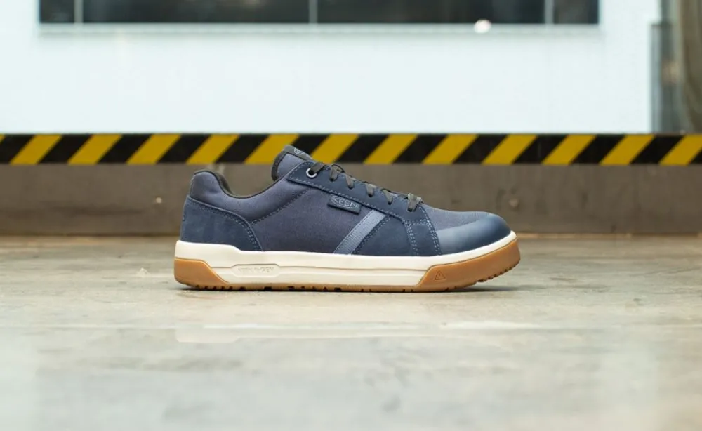 Discount Men'S Kenton Work Shoe (Carbon-Fiber Toe) | Naval Academy/Gum Men Work Boots & Shoes