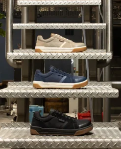 Discount Men'S Kenton Work Shoe (Carbon-Fiber Toe) | Naval Academy/Gum Men Work Boots & Shoes
