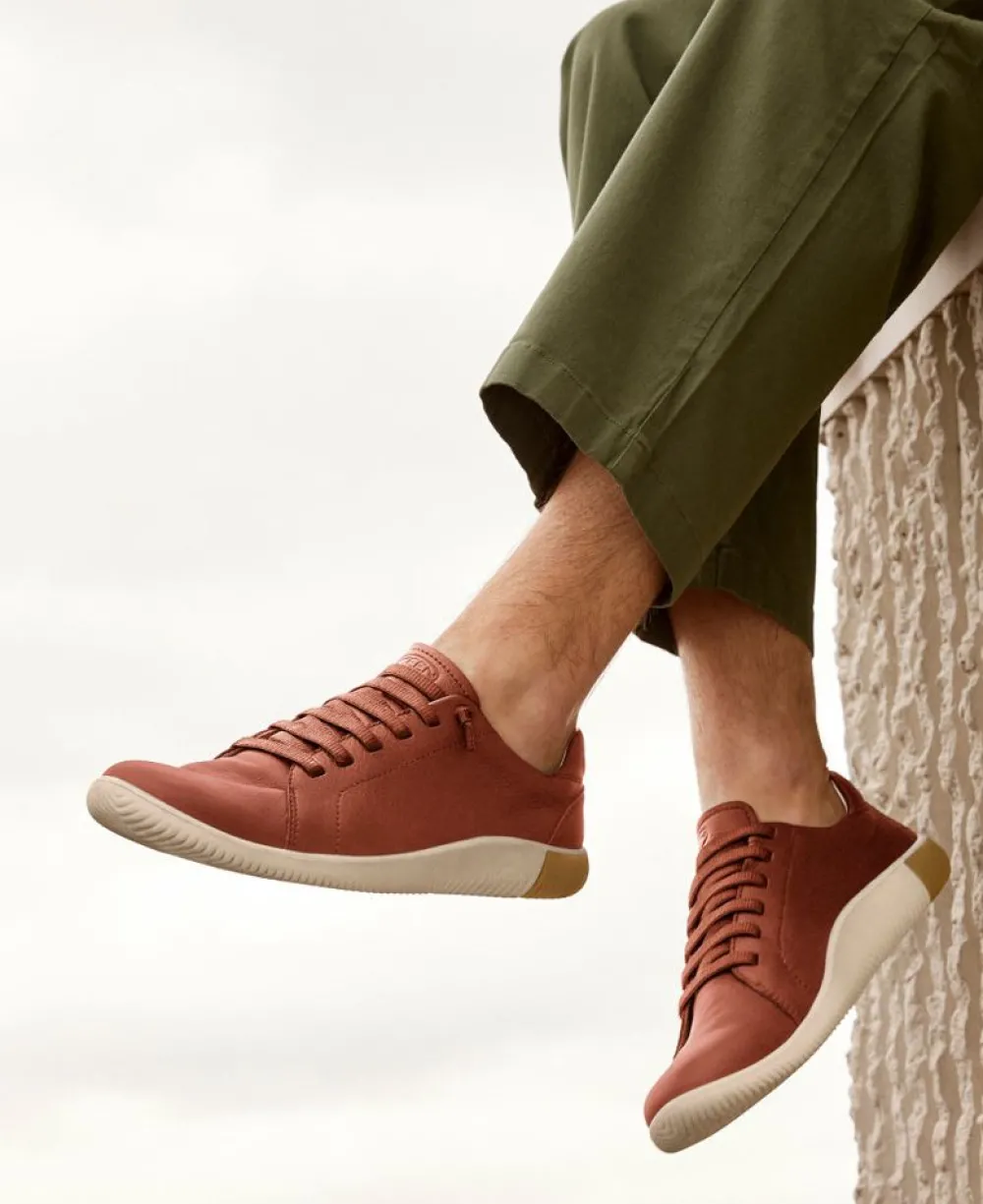 Best Men'S Knx Leather Sneaker | Tortoise Shell/Plaza Taupe Men Slip-Ons