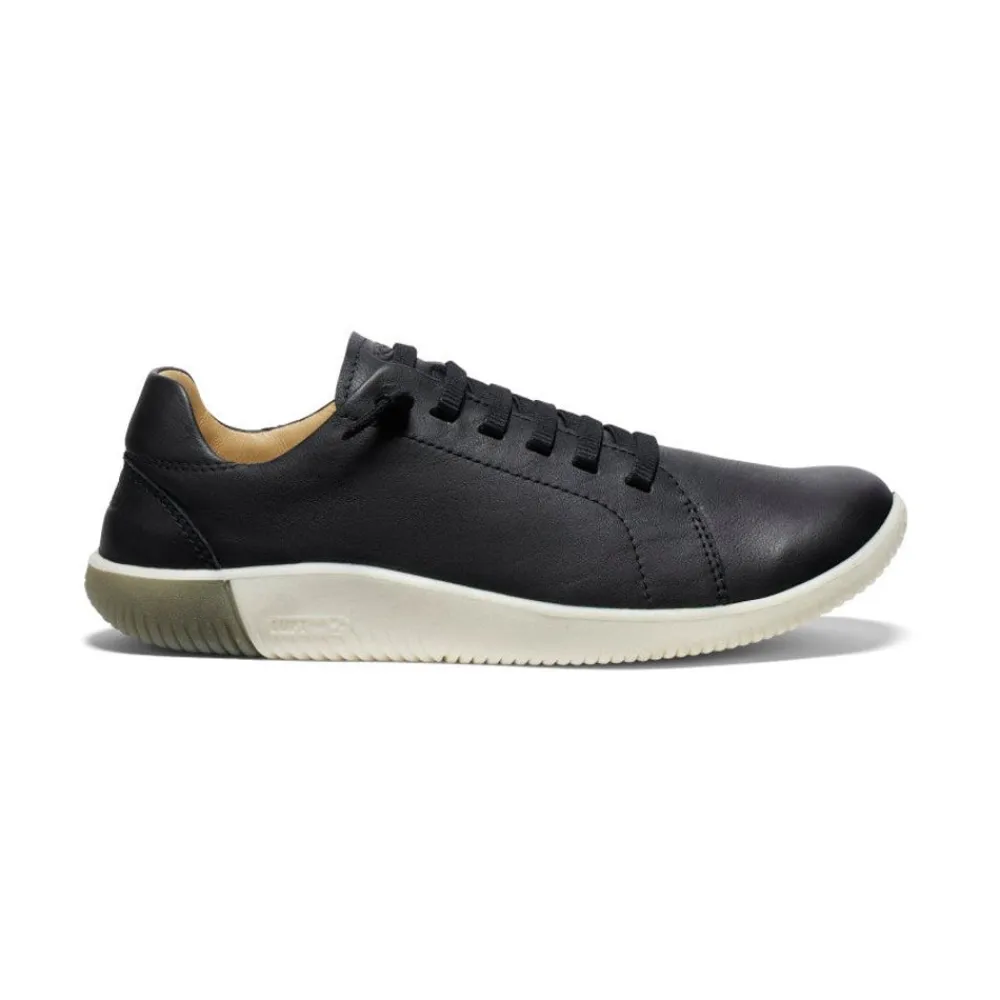 Clearance Men'S Knx Leather Sneaker | Black/Star White Men Slip-Ons