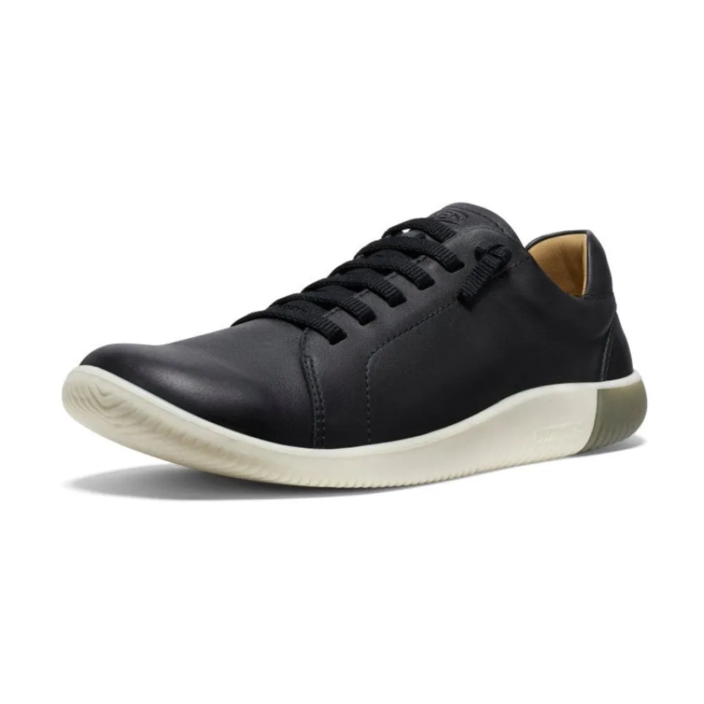 Clearance Men'S Knx Leather Sneaker | Black/Star White Men Slip-Ons