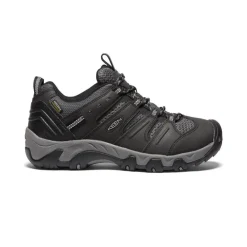 Hot Men'S Koven Waterproof Hiking Shoe | Black/Drizzle Men Shoes