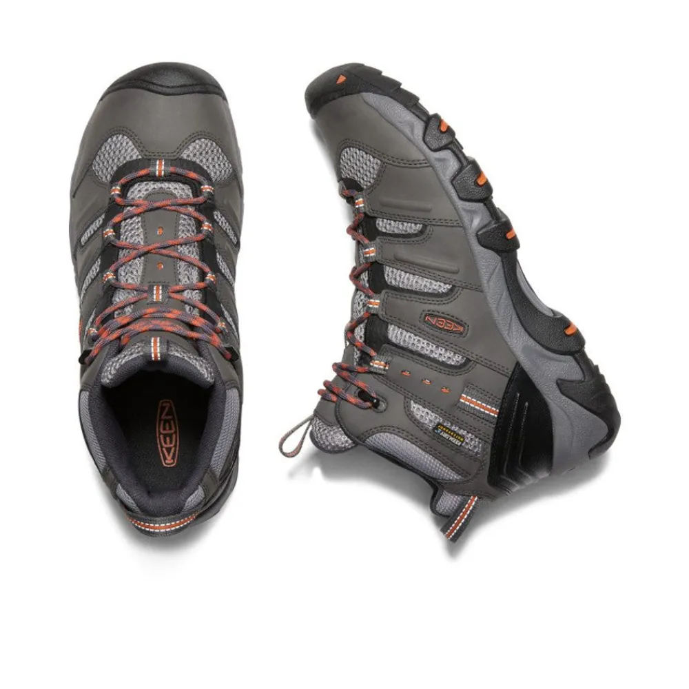 Outlet Men'S Koven Waterproof Hiking Boot | Magnet/Fired Brick Men Boots