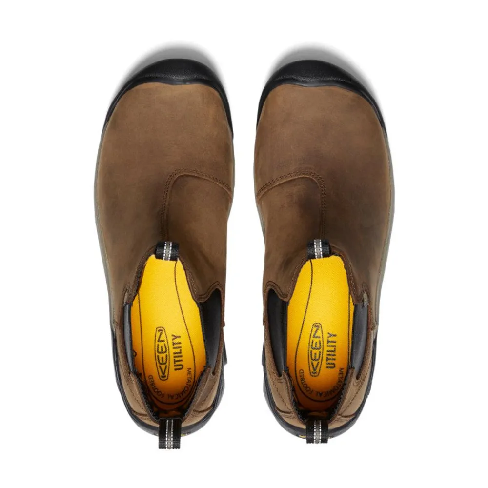 Hot Men'S Lansing Chelsea (Steel Toe) | Dark Earth/Black Men Work Boots & Shoes