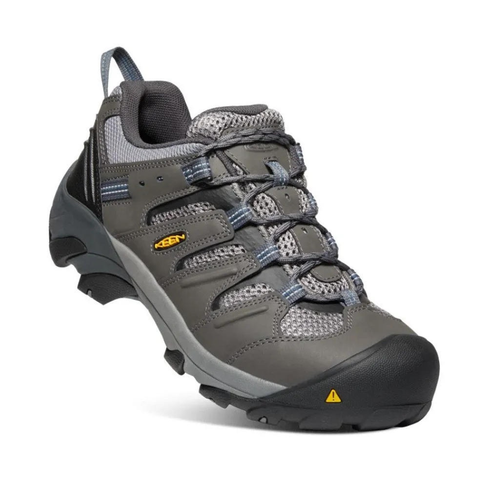 Discount Men'S Lansing Low (Steel Toe) | Magnet/Majolica Blue Men Work Boots & Shoes