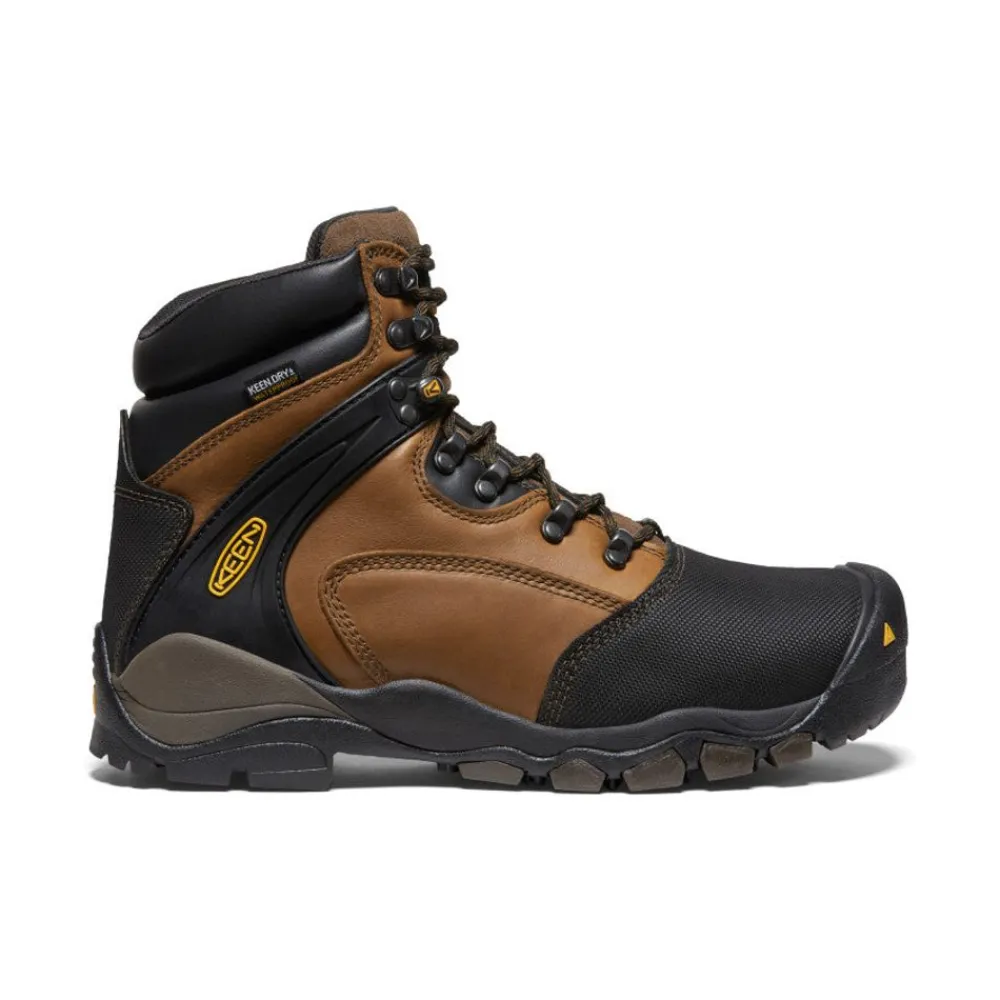 Hot Men'S Louisville 6" Met Waterproof Boot (Steel Toe) | Slate Black Men Work Boots & Shoes