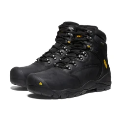 Clearance Men'S Louisville 6" Waterproof Boot (Steel Toe) | Black Men Work Boots & Shoes