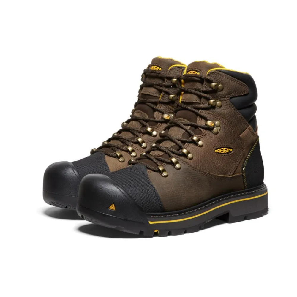 New Men'S Milwaukee 6" (Steel Toe) | Slate Black Men Work Boots & Shoes
