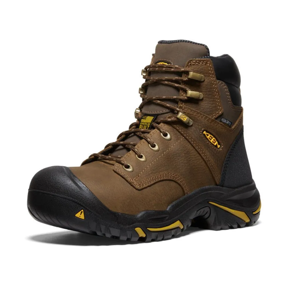 Outlet Men'S Mt Vernon 6" Waterproof Boot (Soft Toe) | Cascade Brown Men Work Boots & Shoes