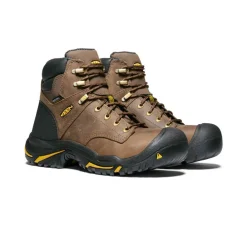 Outlet Men'S Mt Vernon 6" Waterproof Boot (Steel Toe) | Cascade Brown Men Work Boots & Shoes