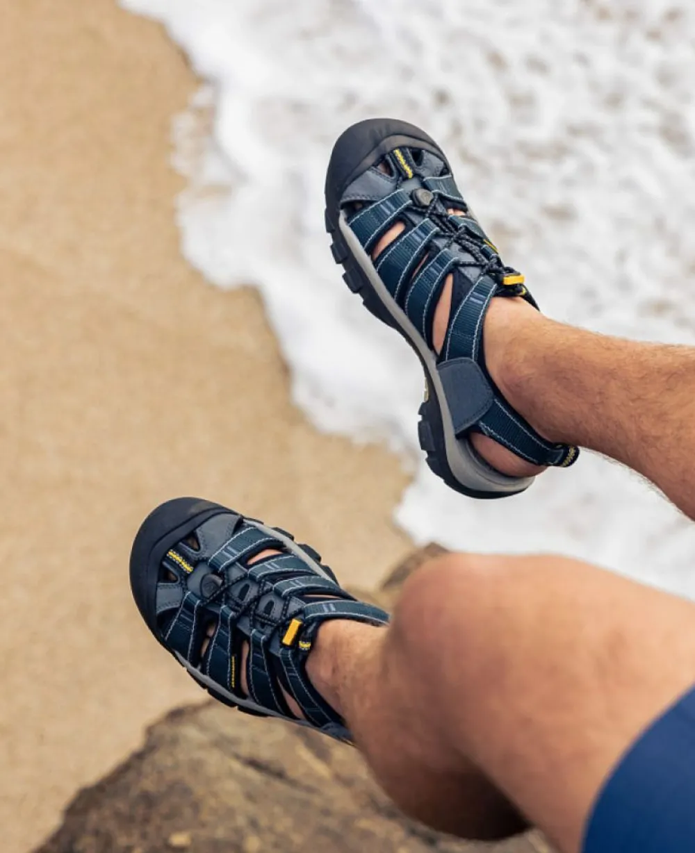 Clearance Men'S Newport H2 | Black Men Sandals
