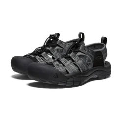 Online Men'S Newport H2 | Black/Steel Grey Men Sandals