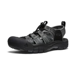 Online Men'S Newport H2 | Black/Steel Grey Men Sandals