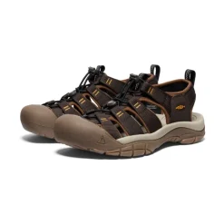 Online Men'S Newport H2 | Java/Golden Yellow Men Sandals