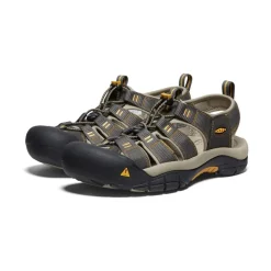 New Men'S Newport H2 | Raven/Aluminum Men Sandals