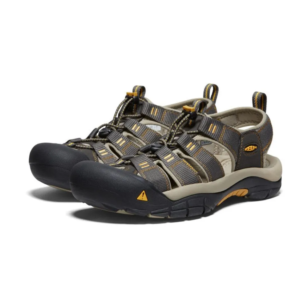 New Men'S Newport H2 | Raven/Aluminum Men Sandals