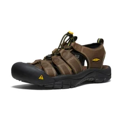 Outlet Men'S Newport Leather | Bison Men Sandals