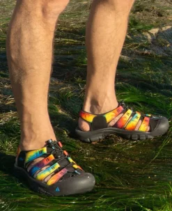 Hot Men'S Newport Retro | Original Tie Dye Men Sandals