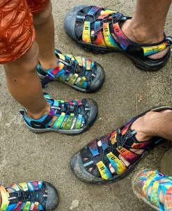 Hot Men'S Newport Retro | Original Tie Dye Men Sandals