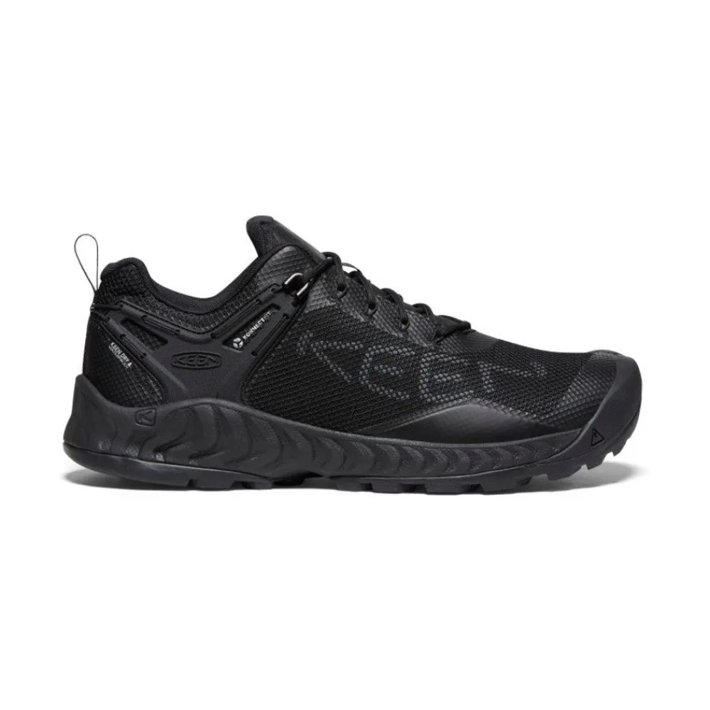 Online Men'S Nxis Evo Waterproof Shoe | Triple Black Men Shoes