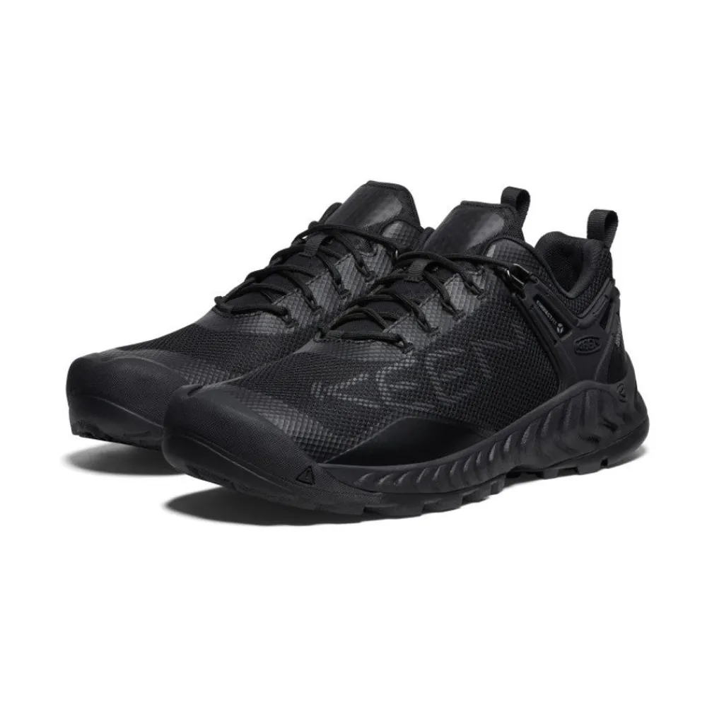 Online Men'S Nxis Evo Waterproof Shoe | Triple Black Men Shoes