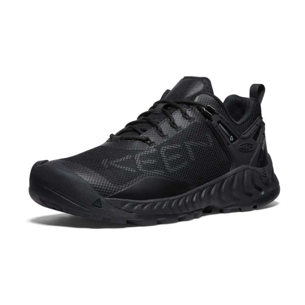 Online Men'S Nxis Evo Waterproof Shoe | Triple Black Men Shoes