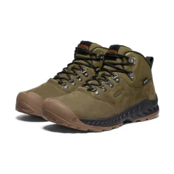 Outlet Men'S Nxis Explorer Waterproof Boot | Dark Olive/Black Men Boots