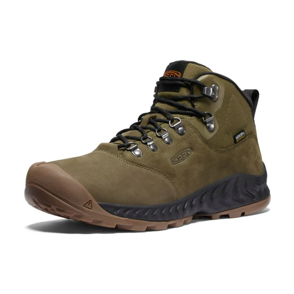 Outlet Men'S Nxis Explorer Waterproof Boot | Dark Olive/Black Men Boots