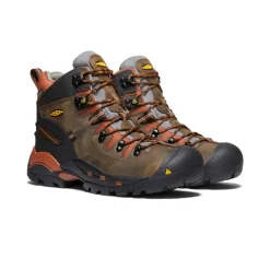 Outlet Men'S Pittsburgh 6" Waterproof Boot (Soft Toe) | Cascade Brown/Bombay Brown Men Work Boots & Shoes