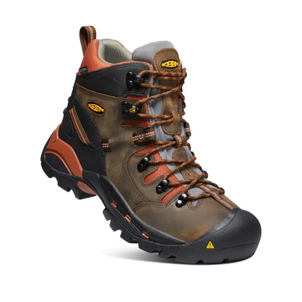 Outlet Men'S Pittsburgh 6" Waterproof Boot (Soft Toe) | Cascade Brown/Bombay Brown Men Work Boots & Shoes