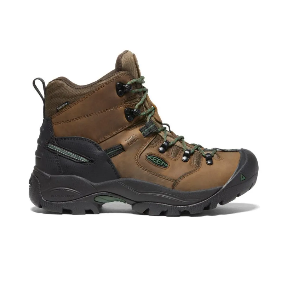 Outlet Men'S Pittsburgh Energy 6" Waterproof Boot (Soft Toe) | Cascade Brown/Greener Pastures Men Work Boots & Shoes