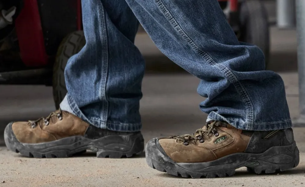 Outlet Men'S Pittsburgh Energy 6" Waterproof Boot (Soft Toe) | Cascade Brown/Greener Pastures Men Work Boots & Shoes